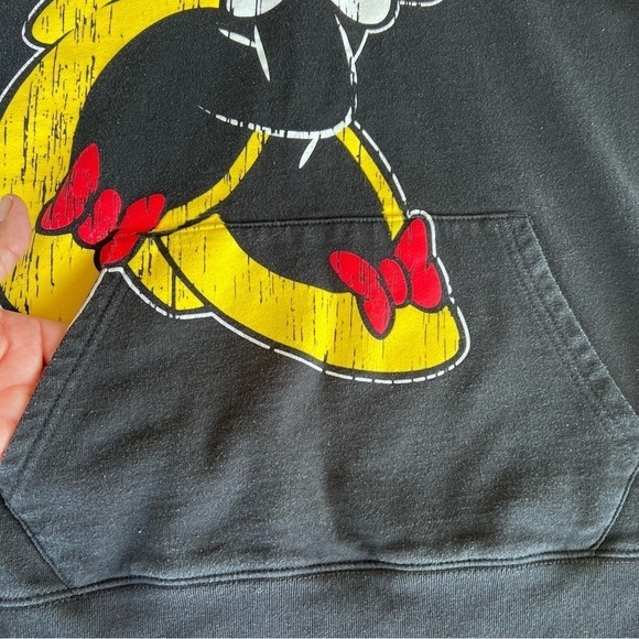 Disney Parks For The Love of Minnie Hooded Sweatshirt Women’s XL Mouse Ears Bow - Picture 8 of 13